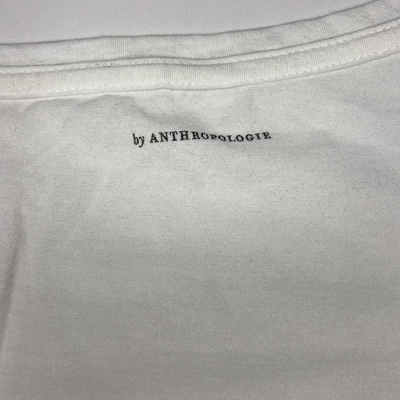 ☮️ ANTHROPOLOGIE Peace Short Sleeve Tee ☮️ - Picture 2 of 5